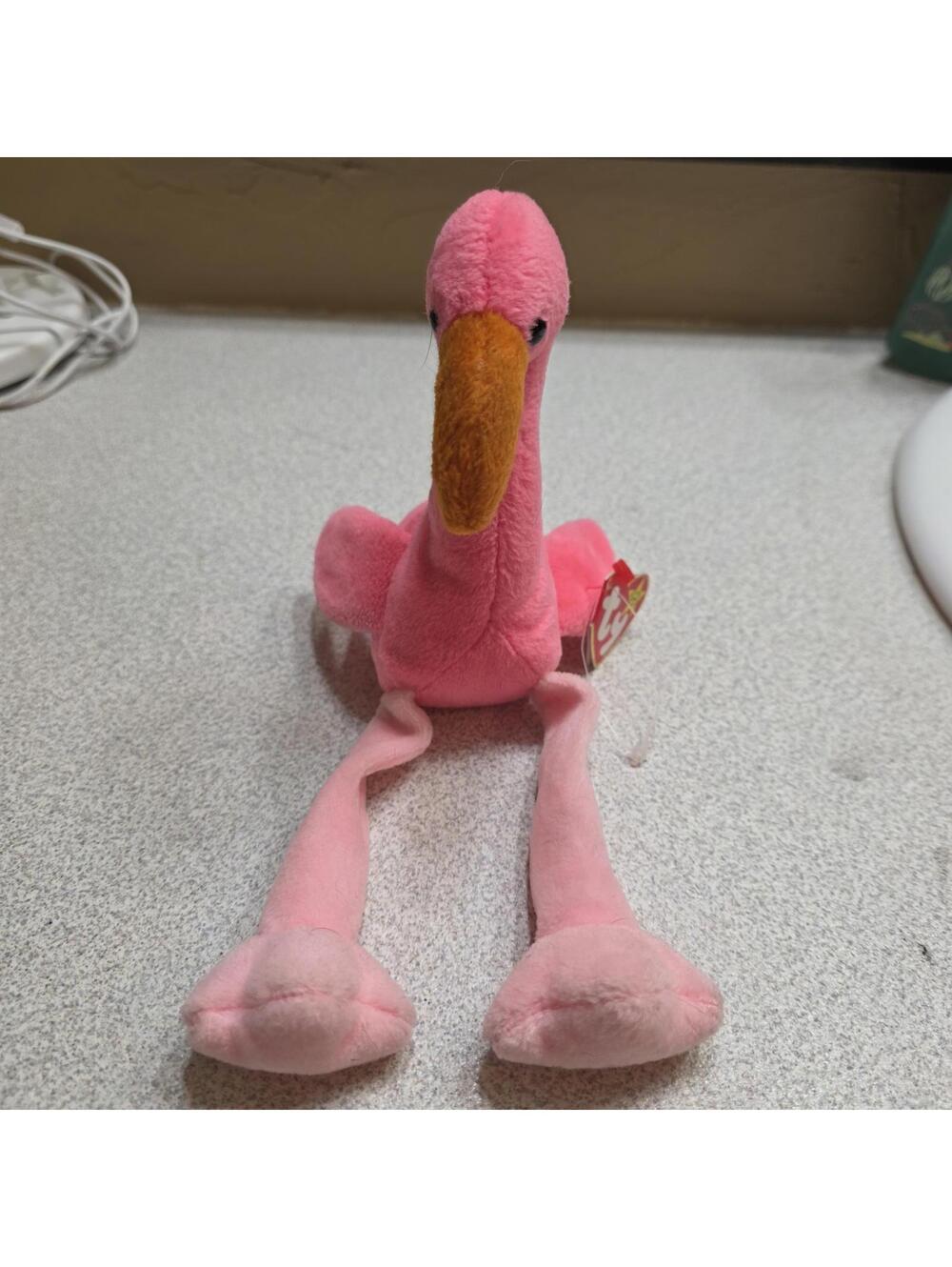 Ty Beanie Babies Pinky Flamingo
